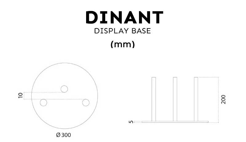 MEDIDA SOPORTE FOR INTERIOR MODEL DINANT